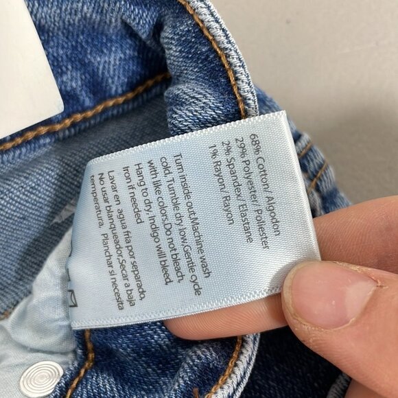 Insane Gene Jeans NWT Hi-Rise Ankle Skinny Medium Wash Blue Denim Size 0 / 23 - Picture 10 of 13